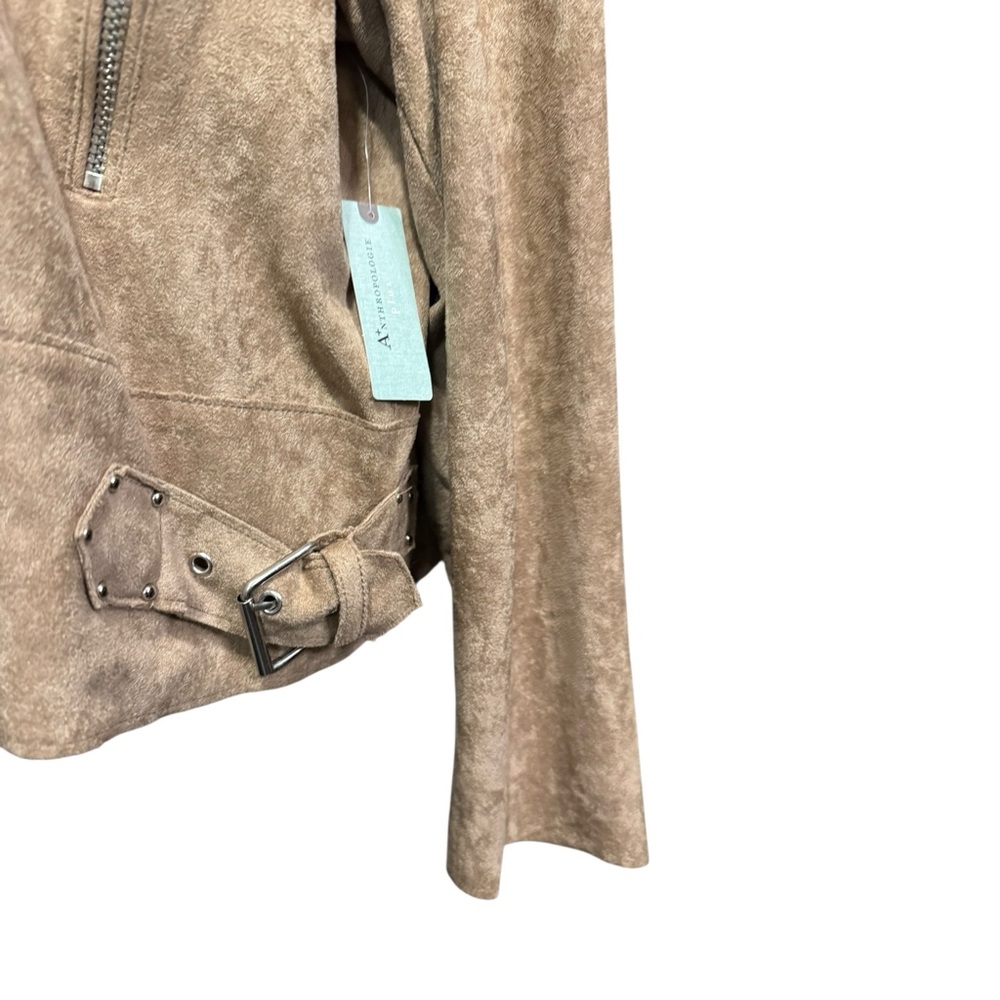 ✨NWT Anthropologie |Blank NYC | Faux Suede Moto Jacket - Picture 9 of 12